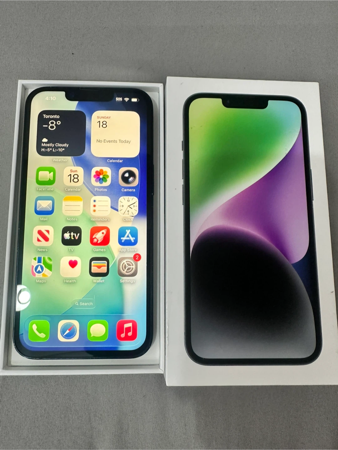 Apple iPhone 14 Dual Sim 128GB Midnight Excellent Condition - photo 3