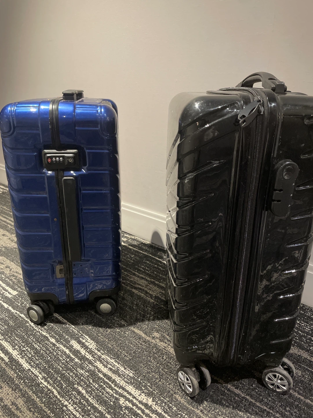 Blue Hardside Carry-On Luggage - photo 4