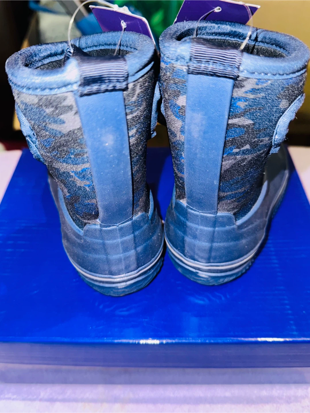 Elements Blue Waterproof Boots - Size 7 - photo 2