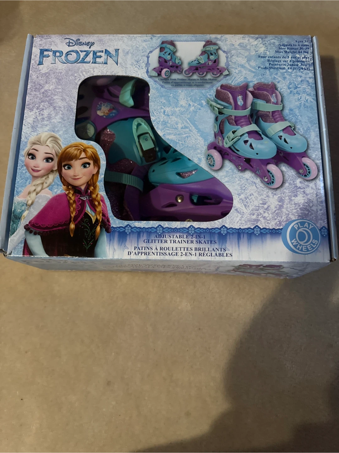 Disney Frozen 2-in-1 Trainer Skates