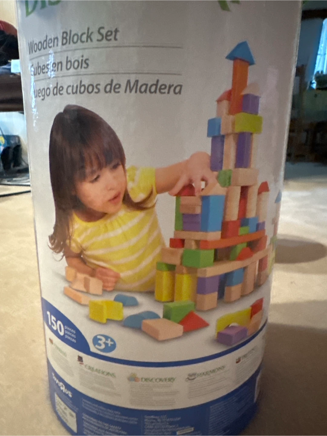 Discovery Wooden Block Set - 150 Pieces, 3+