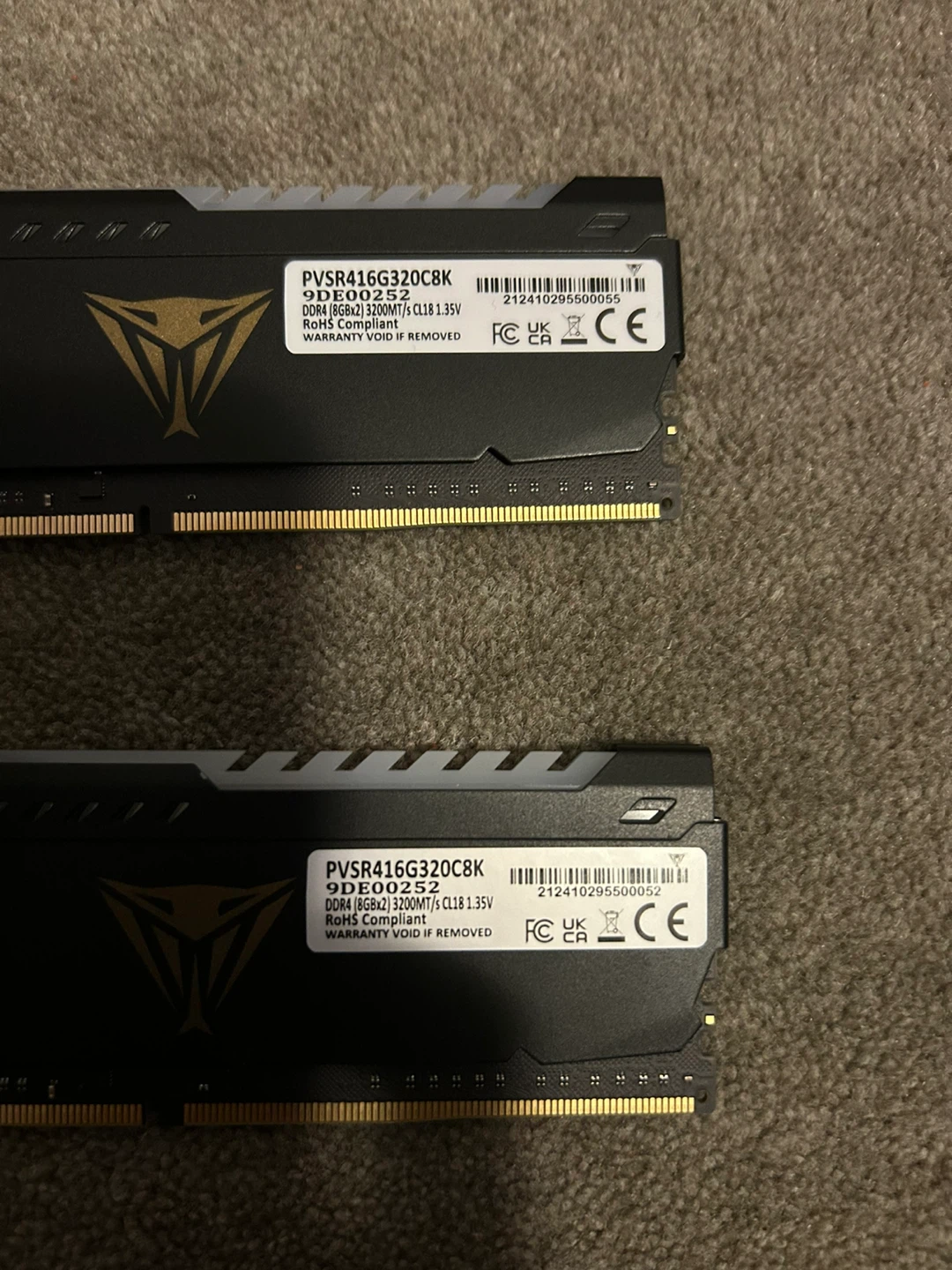 Patriot Viper Steel 16GB (2x8GB) DDR4 3200MHz RAM