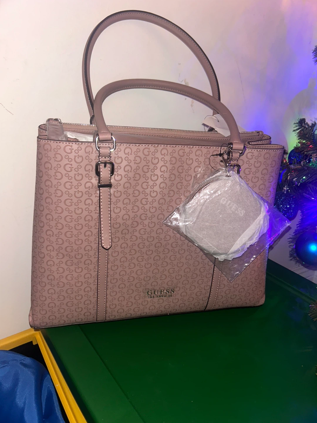 Guess Los Angeles Pink Tote Bag