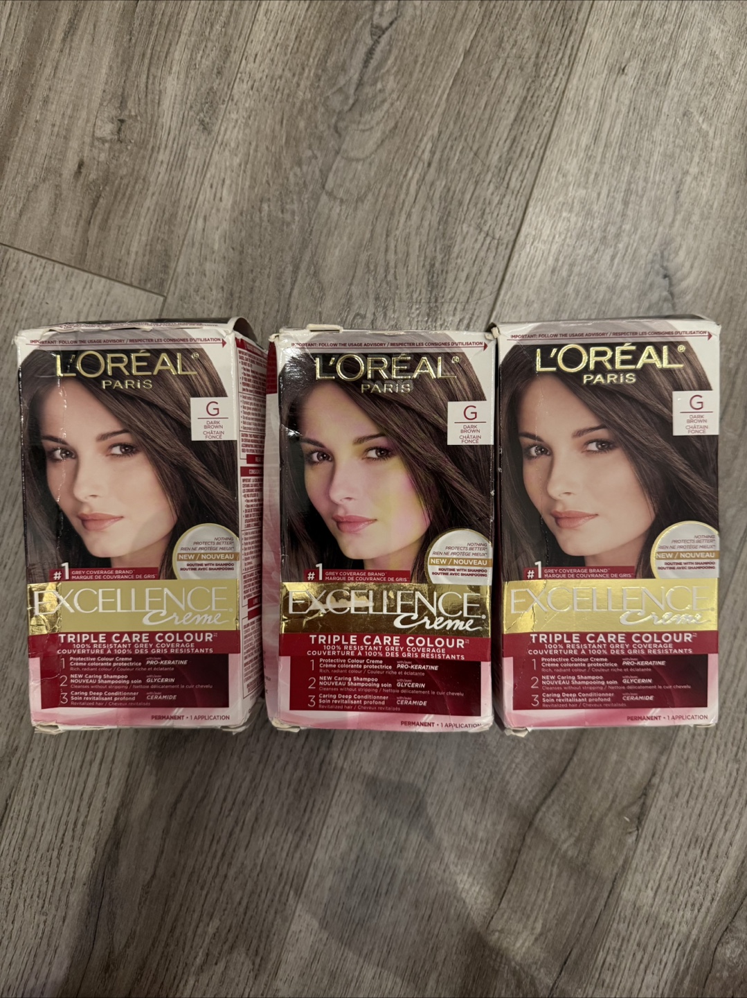 3 L'Oréal Excellence Crème Dark Brown Hair Colour