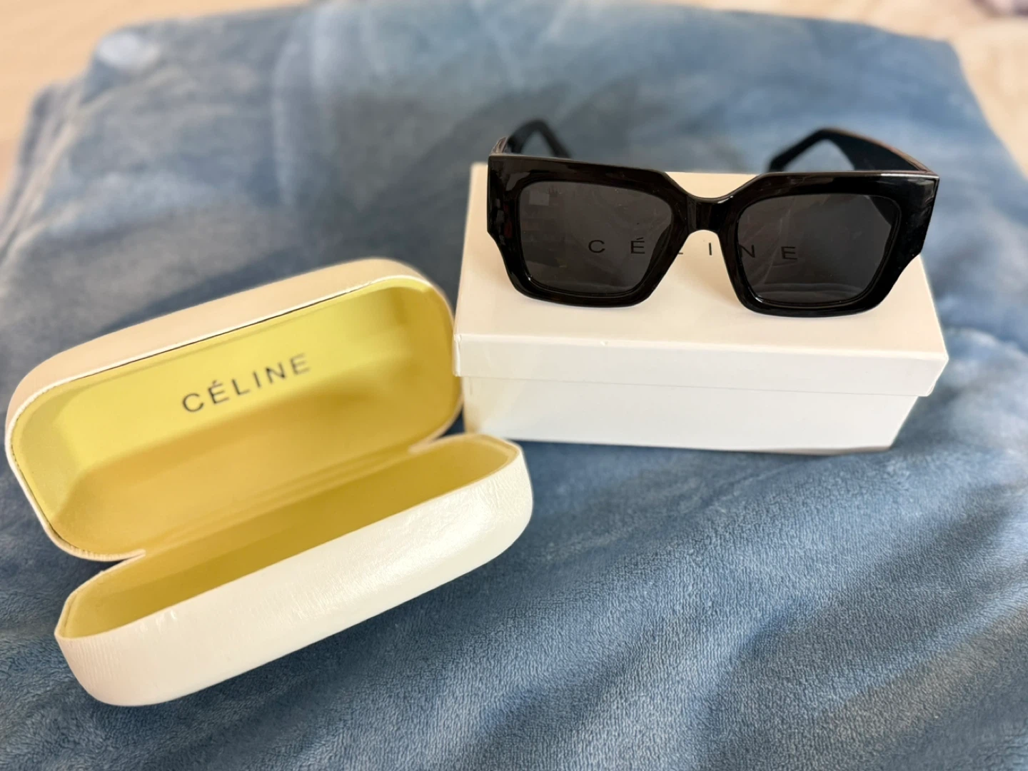 Celine Black Sunglasses with Case
