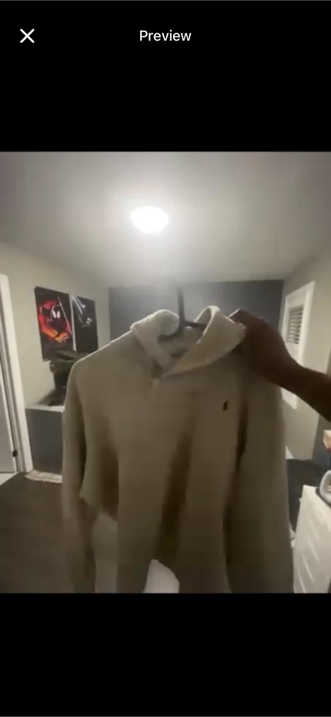 Ralph Lauren Beige Hoodie
