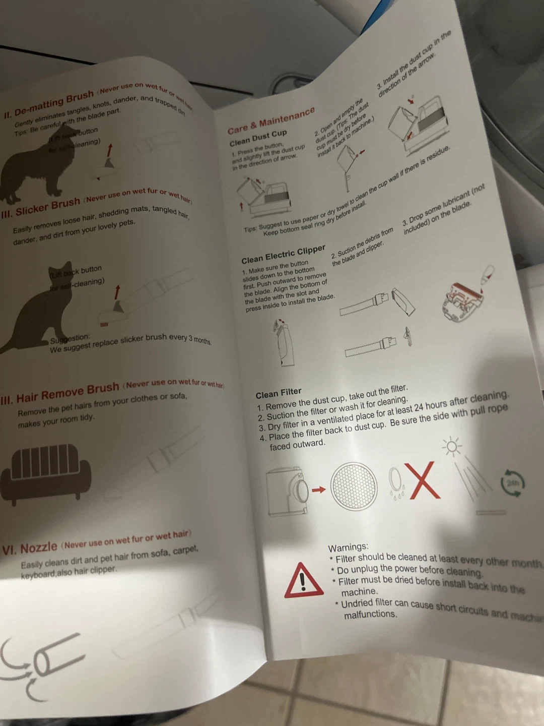 Katio Kadia Pet Grooming Kit & Vacuum - photo 4