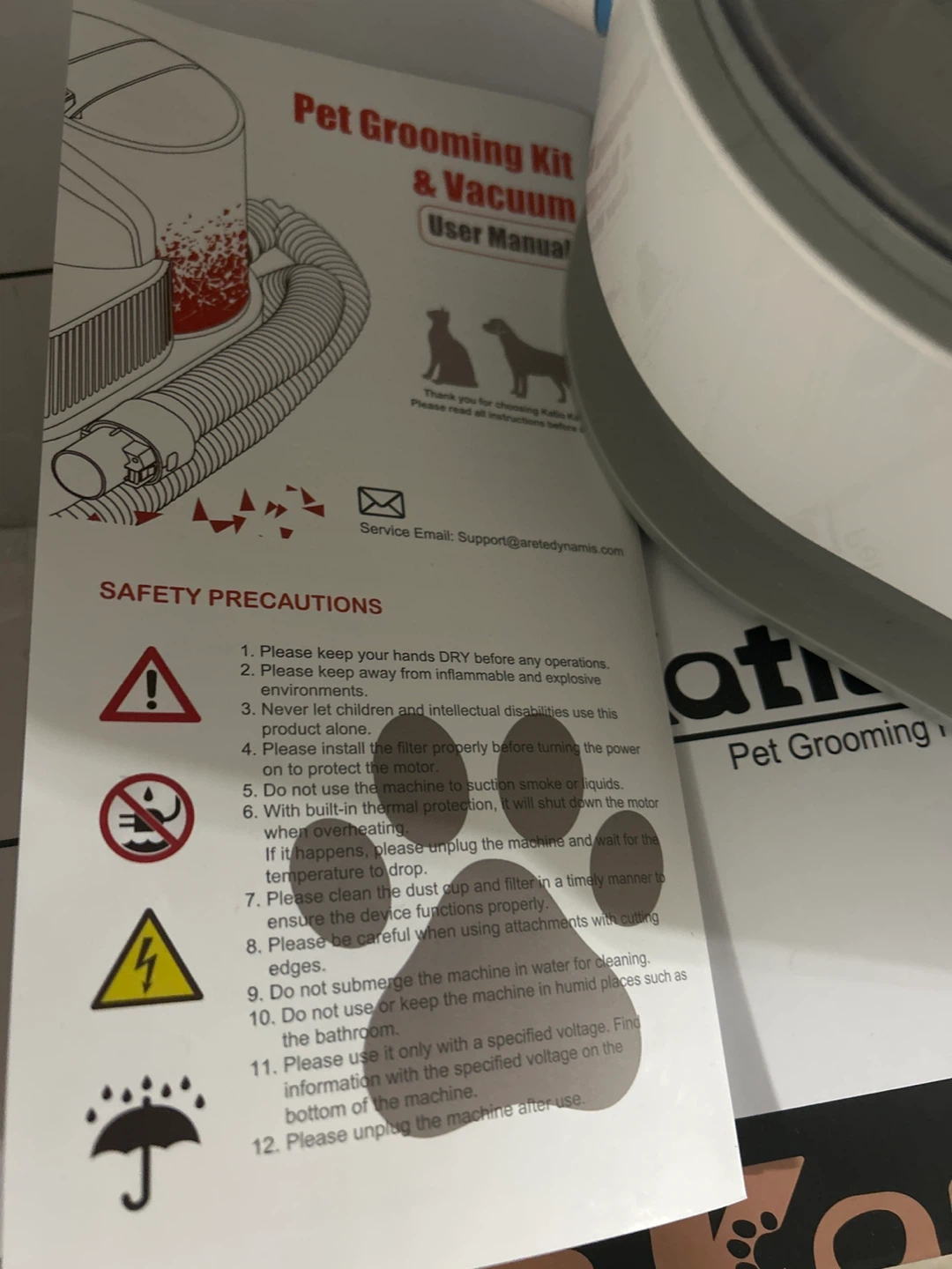 Katio Kadia Pet Grooming Kit & Vacuum - photo 2