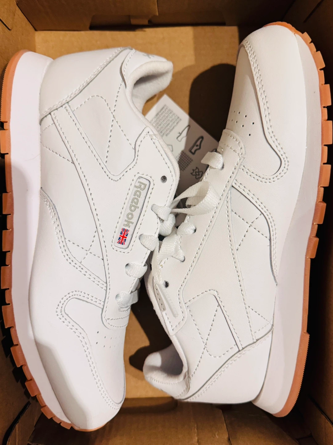 New Reebok Classic Harman Run Shoes - White  Size 3 . Kids - photo 4
