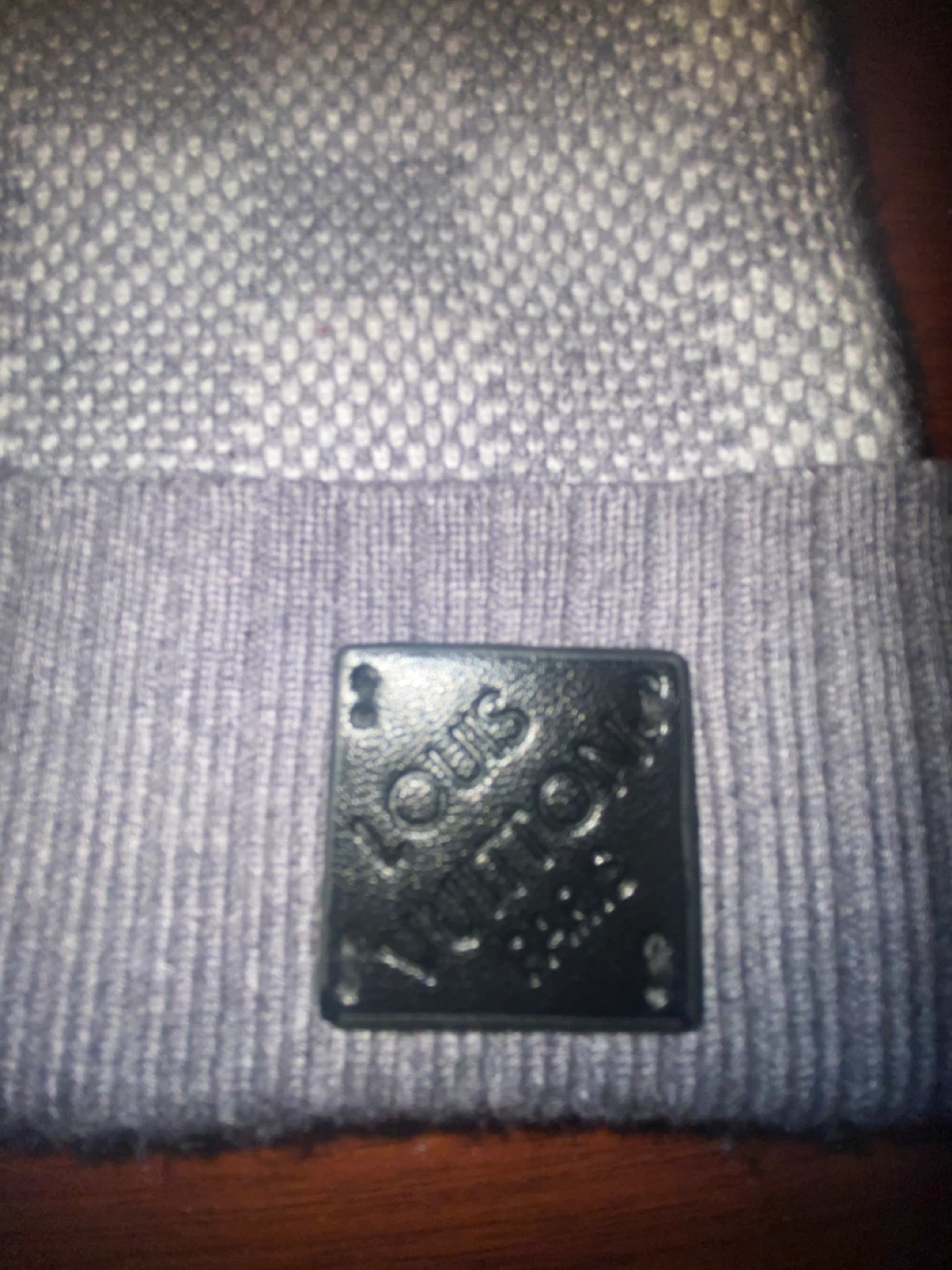 Louis Vuitton Grey Beanie price is negotiable - photo 3