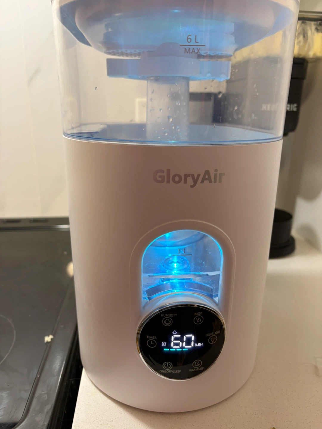 GloryAir 6L Cool & Warm Mist Humidifier - photo 2