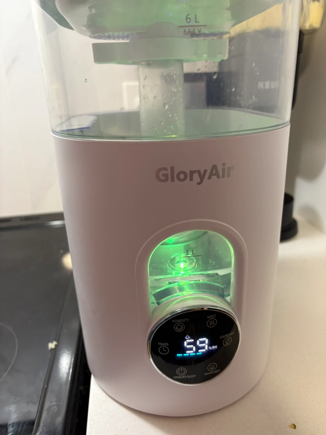 GloryAir 6L Cool & Warm Mist Humidifier - photo 3