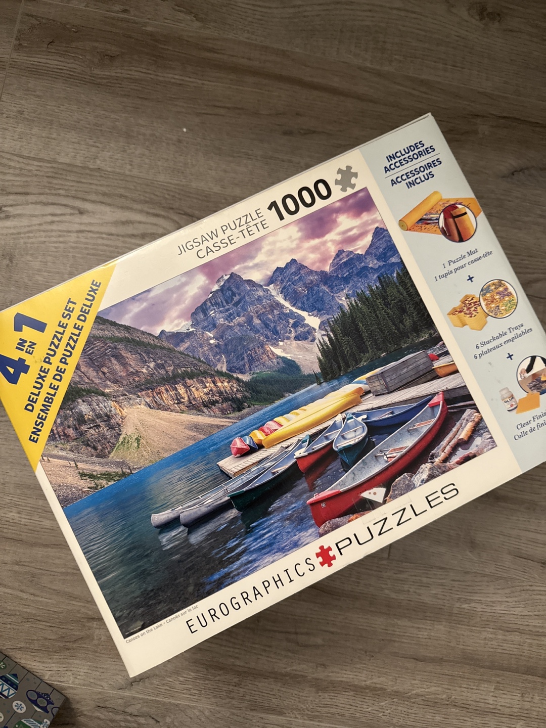 Eurographics Canoes on the Lake 1000 Piece Puzzle