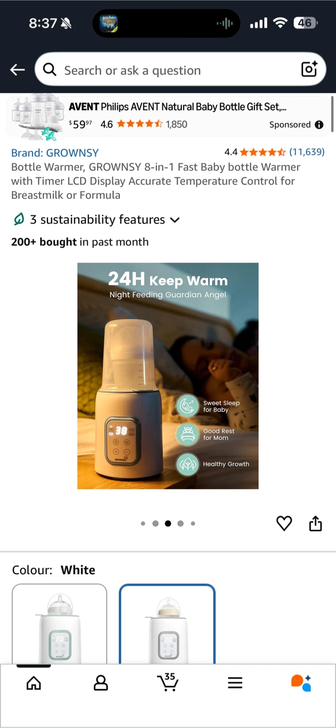 GROWNSY 8-in-1 Fast Baby Bottle Warmer - photo 2