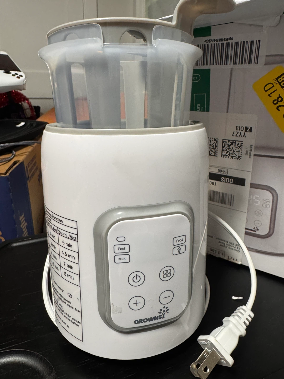 GROWNSY 8-in-1 Fast Baby Bottle Warmer