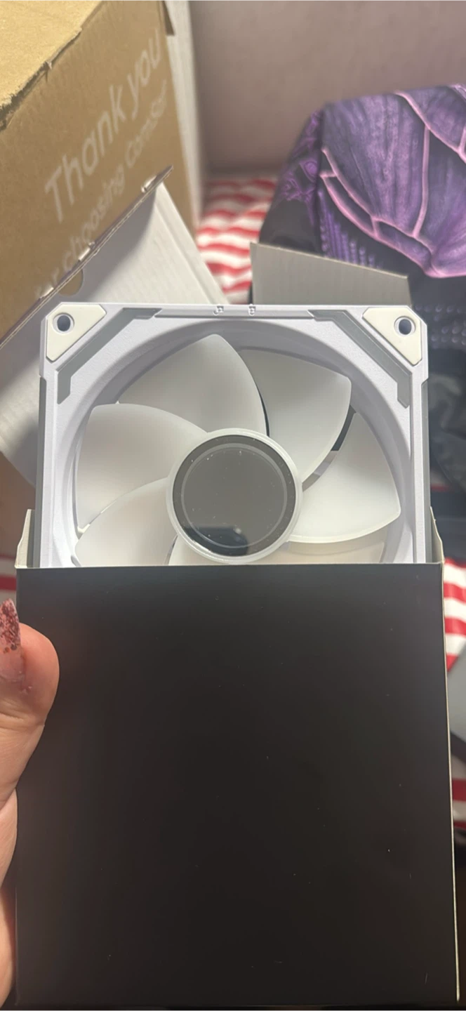 Asiahorse Cosmiq 120mm PC Case Fan - White - photo 4