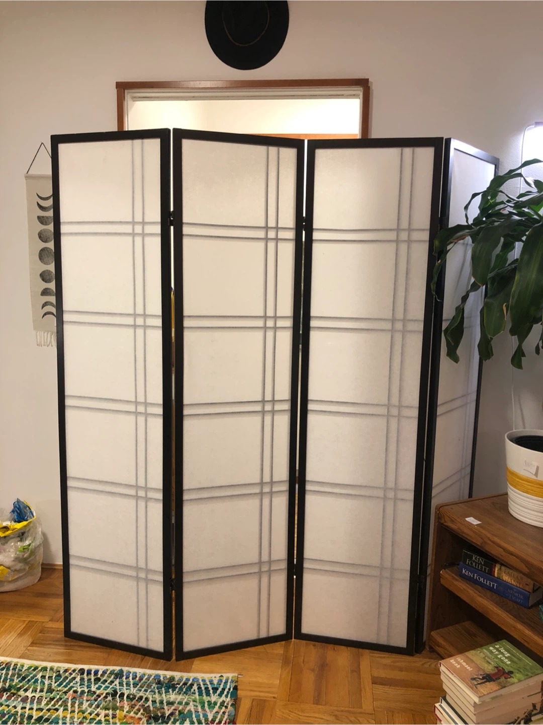 Beautiful Shoji-Style Room Divider – 4 Panels