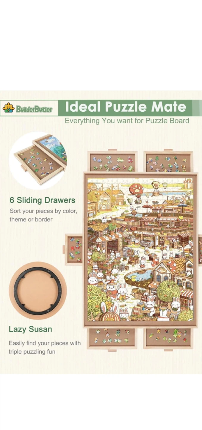 BuilderButler 2000-Piece Puzzle Board - photo 2