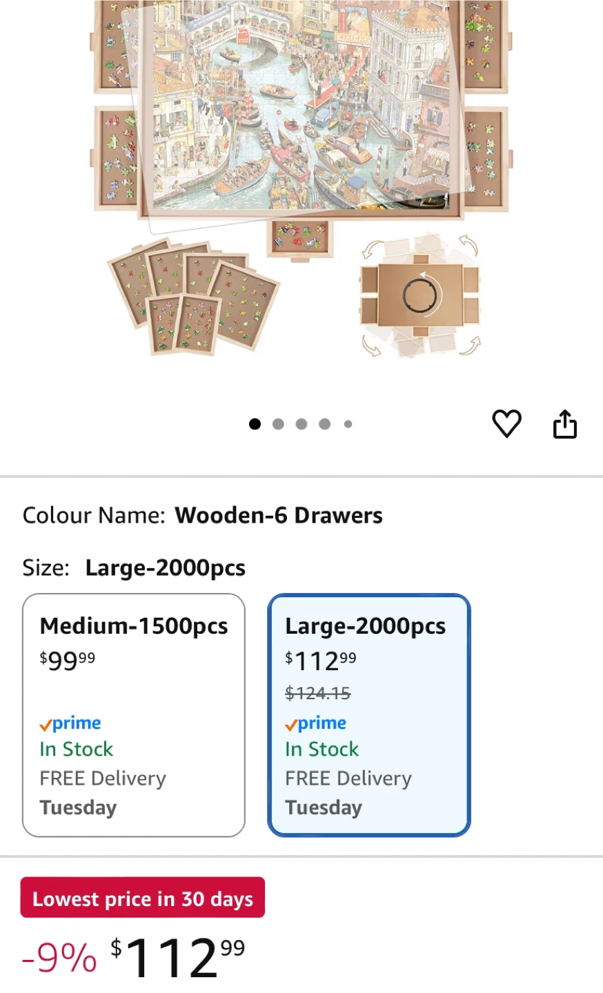 BuilderButler 2000-Piece Puzzle Board - photo 5