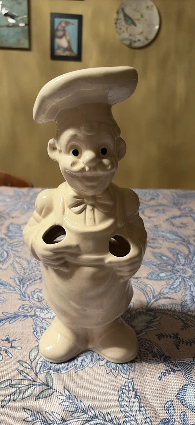 Vintage Jolly Chef Utensils holder