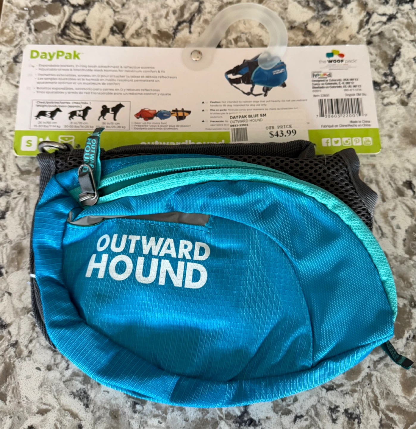 New Outward Hound DayPak Blue Size Small - photo 2