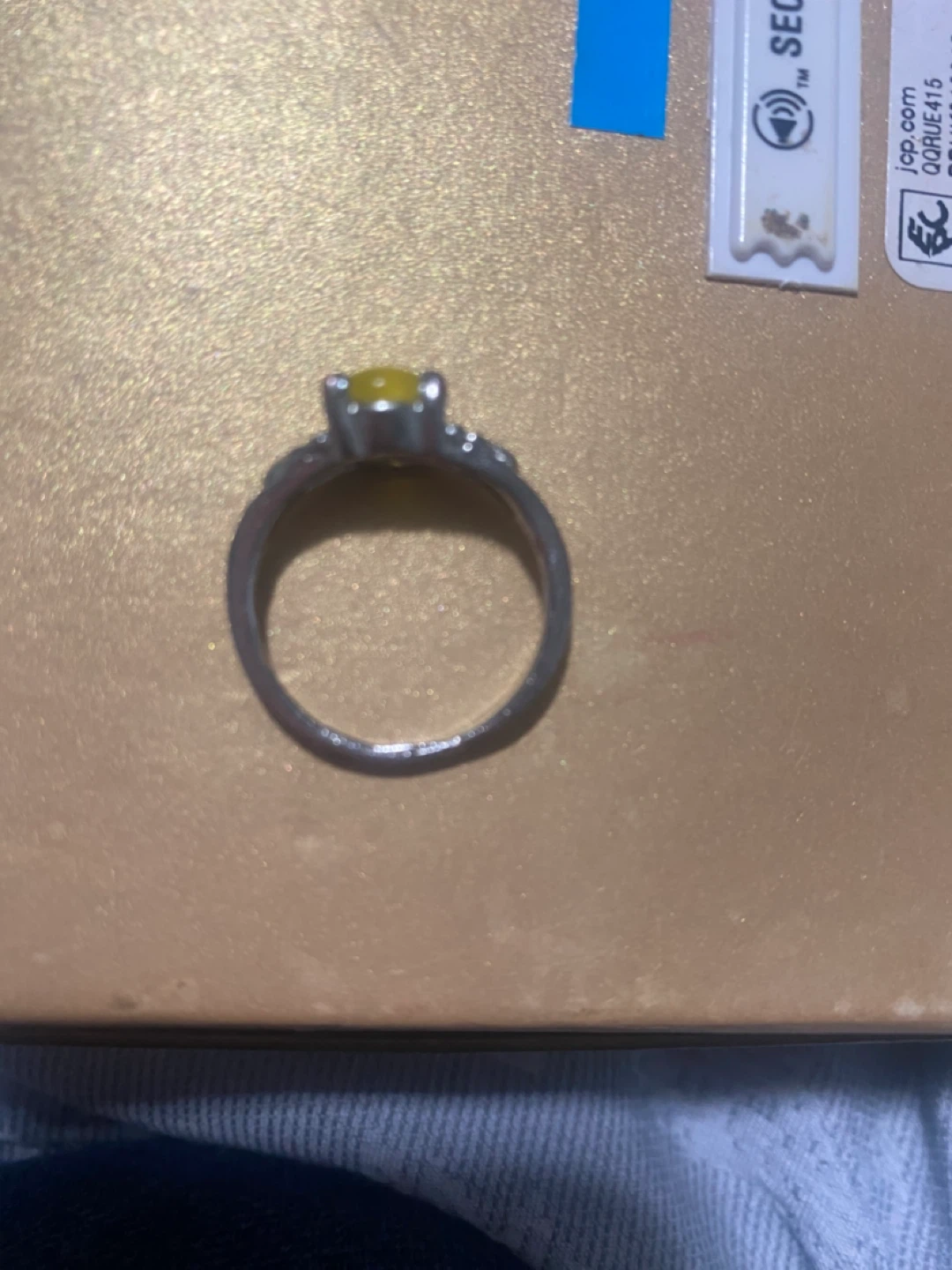 Yellow Stone Ring - photo 2