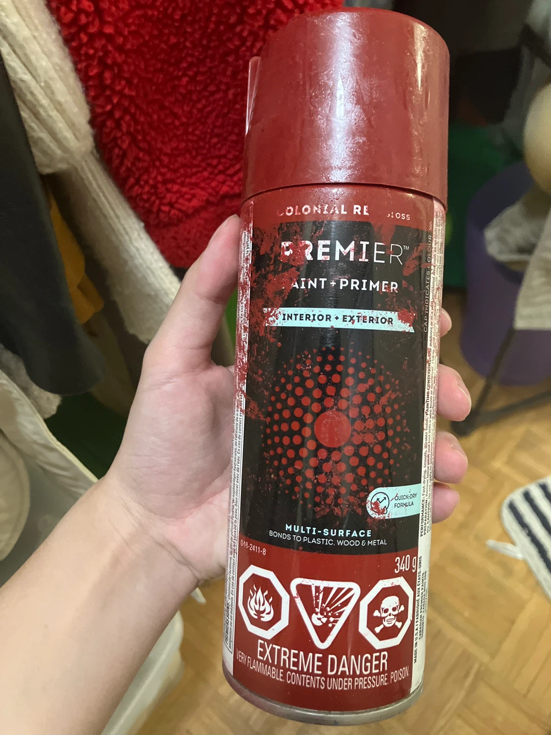 Premier Colonial Red Spray Paint