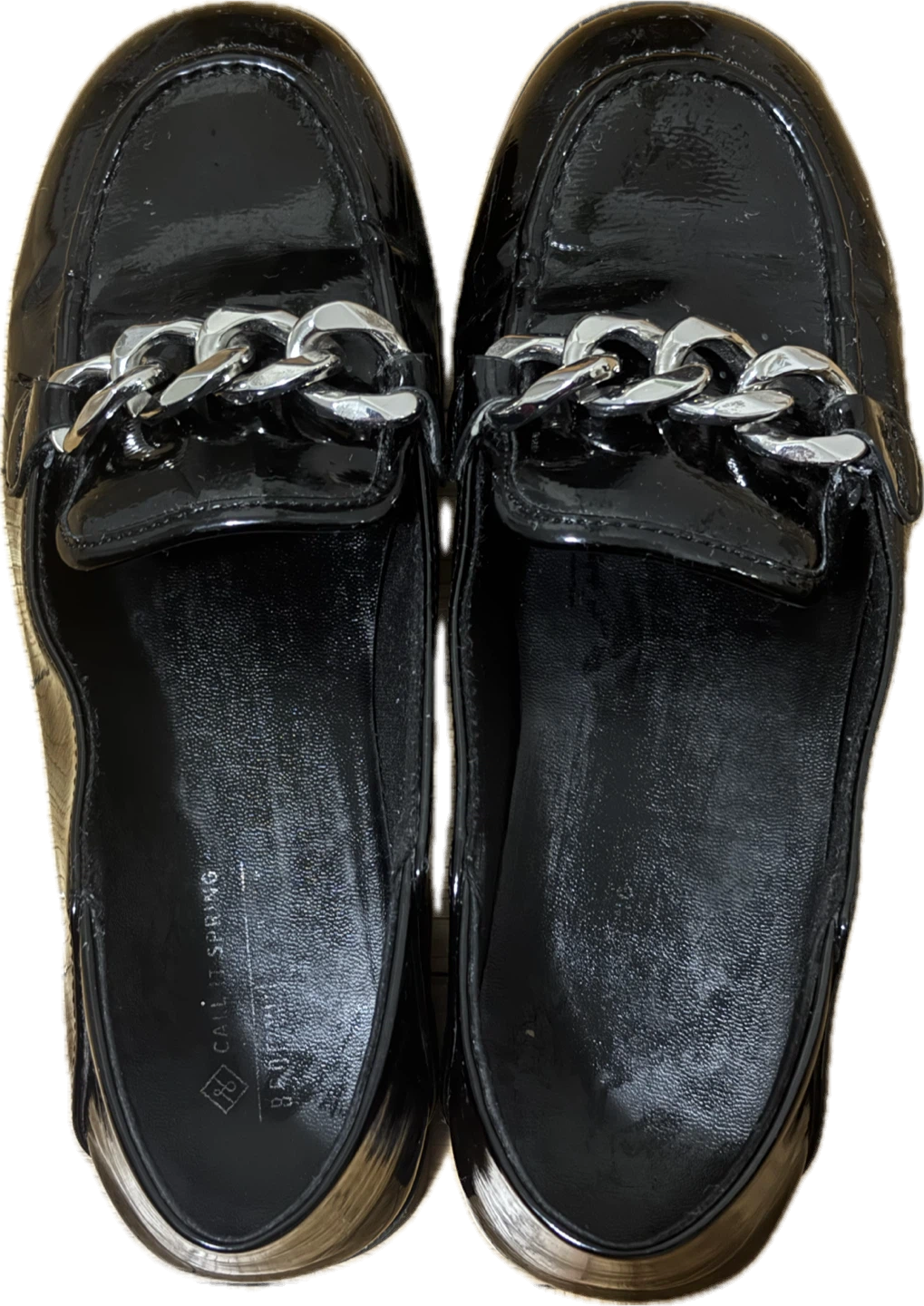 Call It Spring Black Loafers - Size US 7