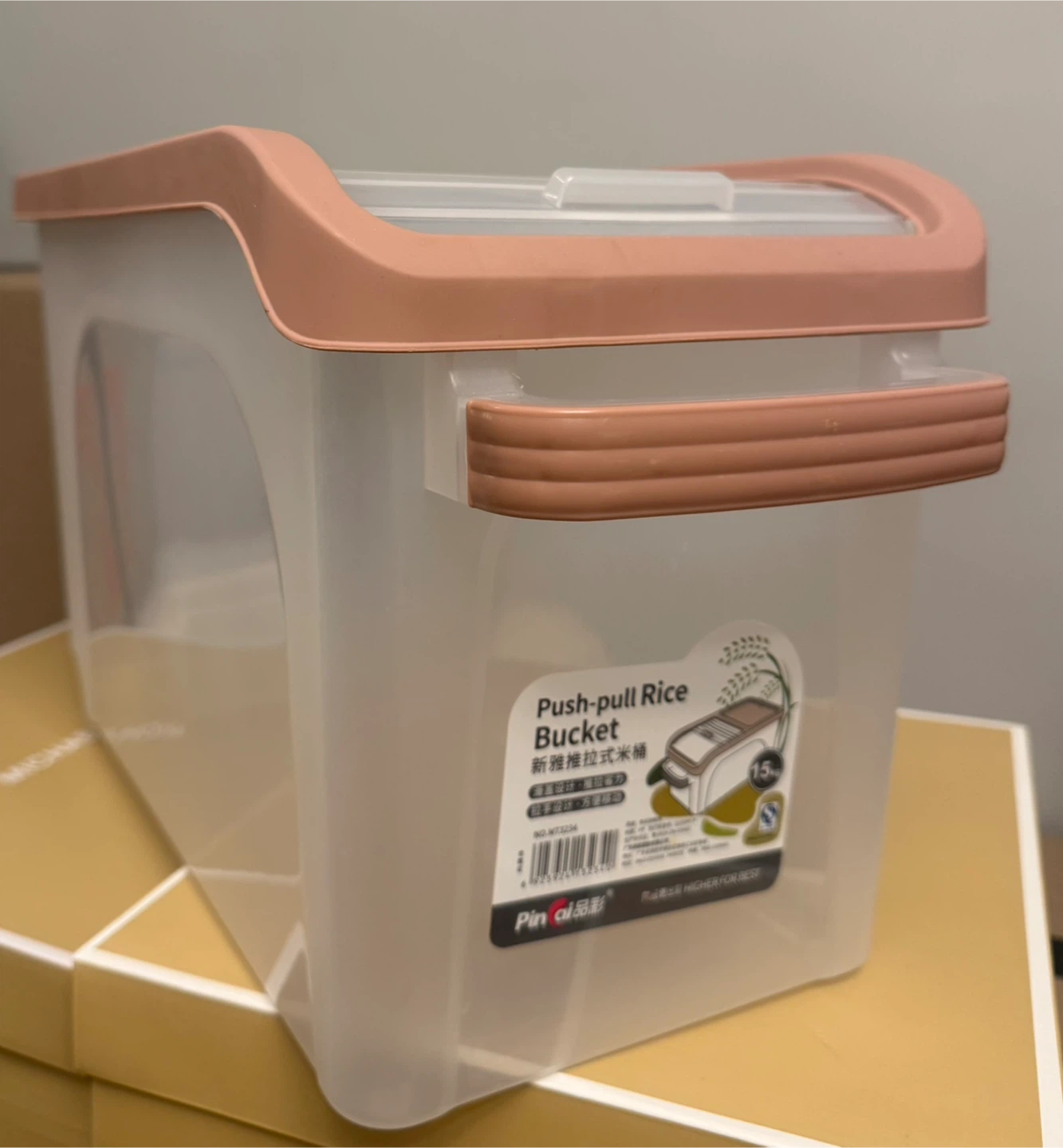Push-pull Rice Bucket