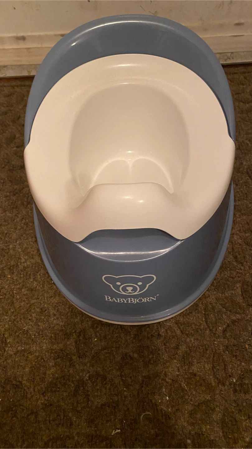 BabyBjorn Potty Chair - Blue/White