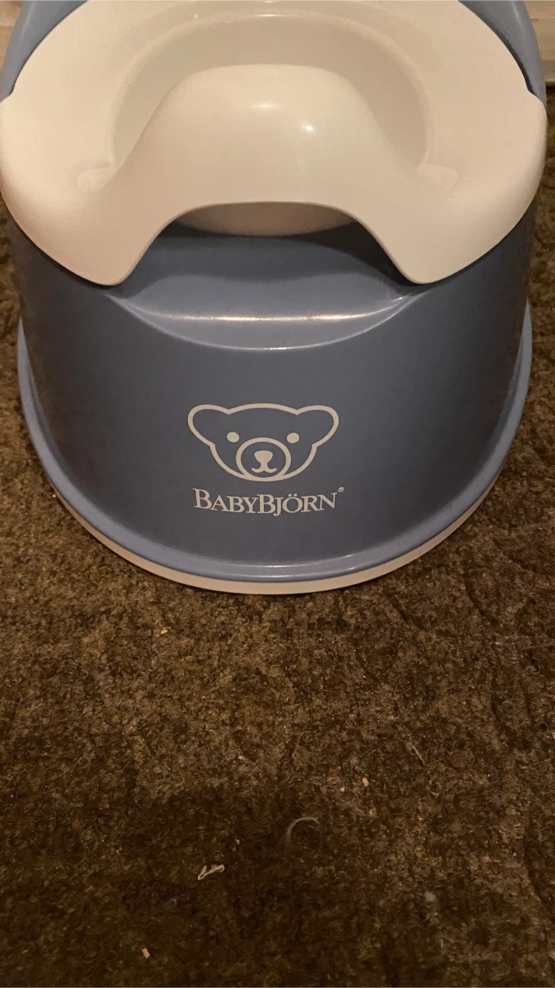 BabyBjorn Potty Chair - Blue/White - photo 2