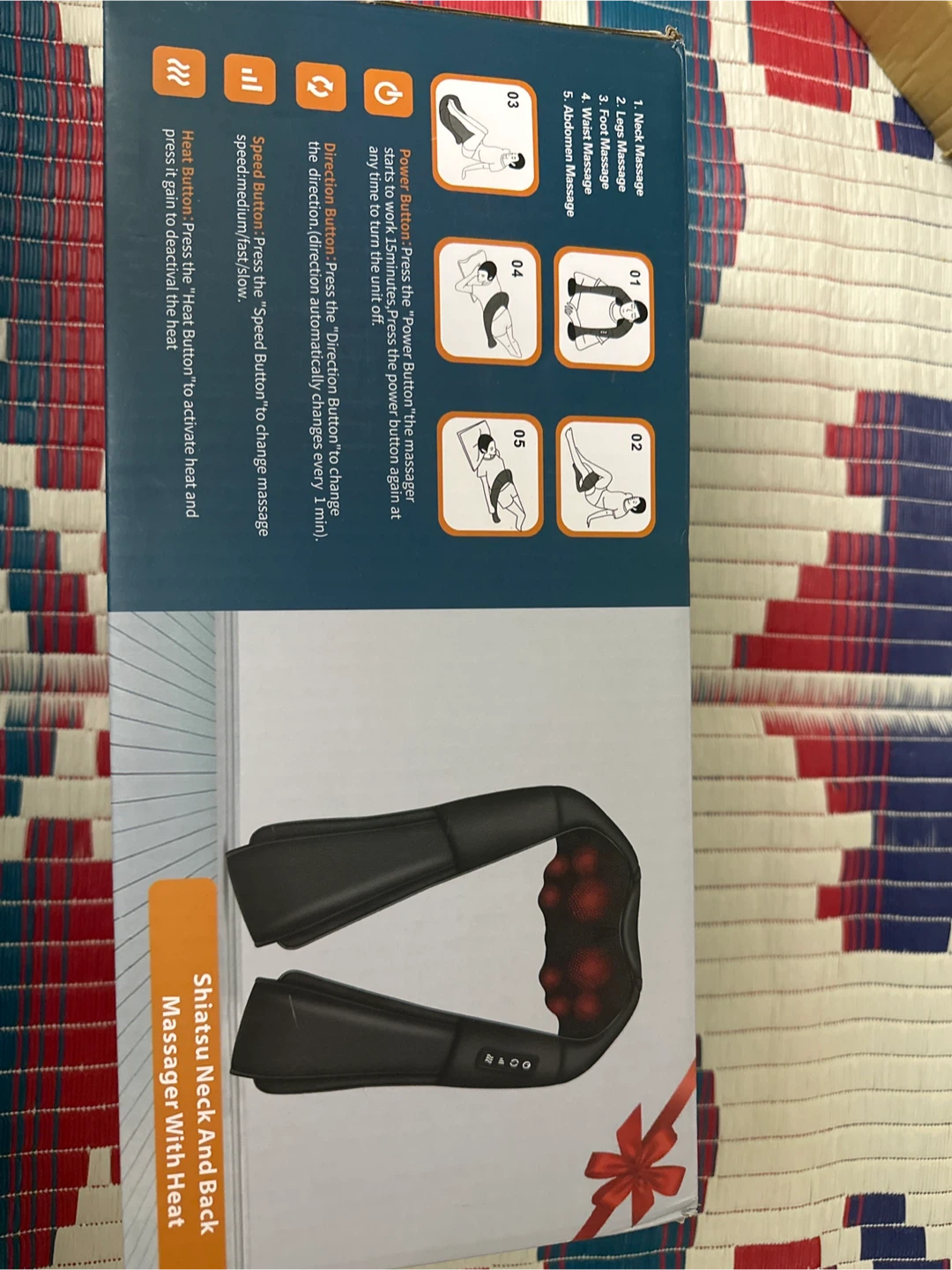 Shiatsu Neck and Back Massager with Heat