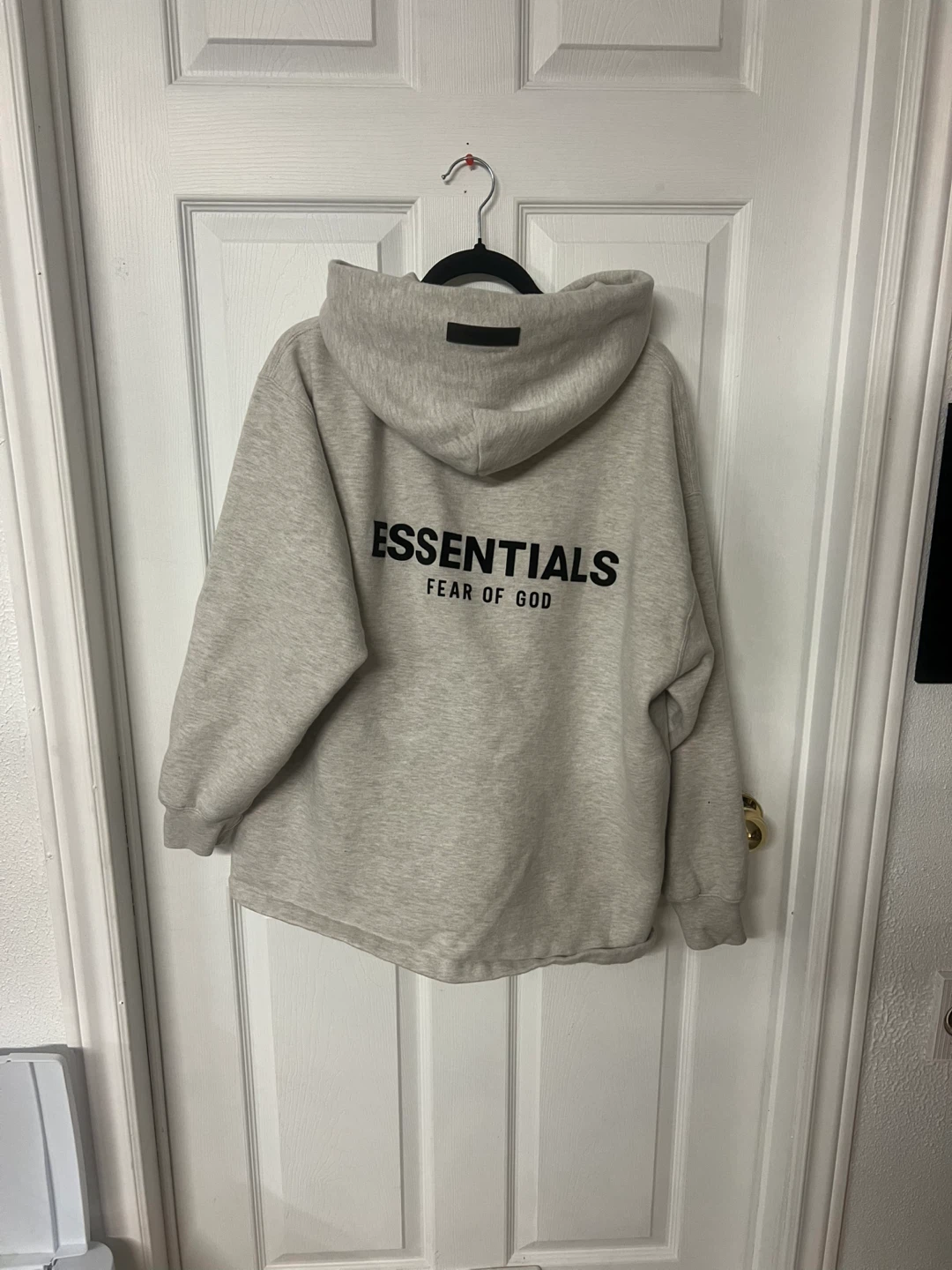 Fear of God Essentials Relaxed Hoodie - Light Oatmeal - photo 3