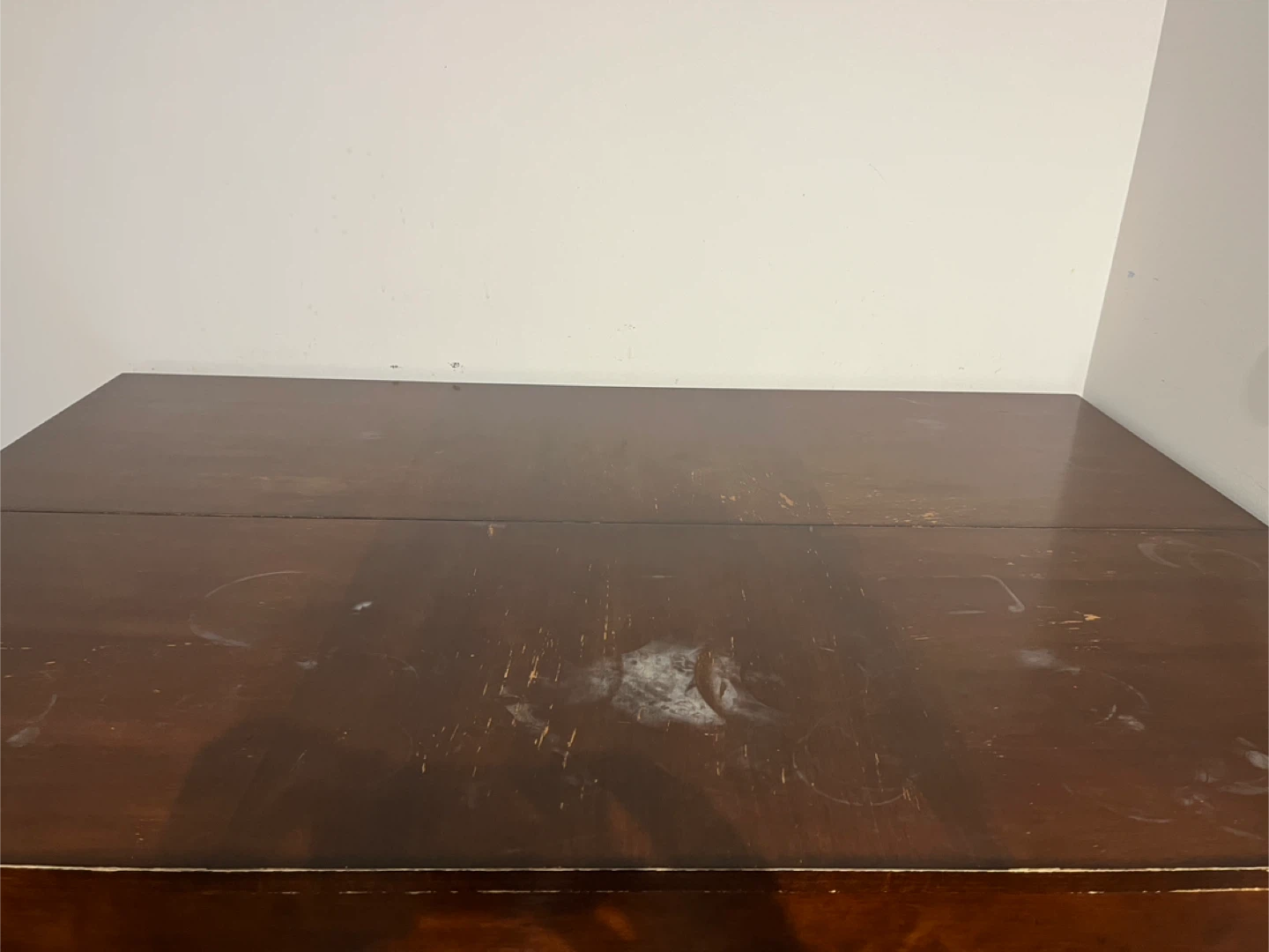 (Disaasembled, Today only)Dark Brown Wooden Dining Table - photo 2