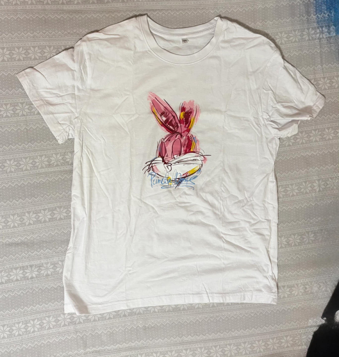 Looney Tunes Bugs Bunny White Tee