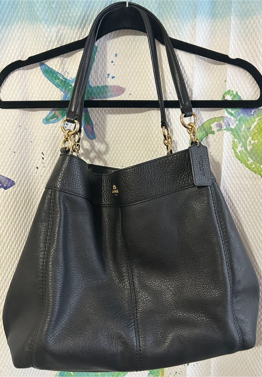 Coach Black Leather Shoulder Bag - photo 4