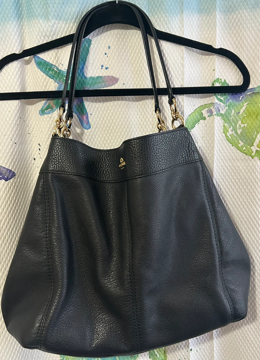 Coach Black Leather Shoulder Bag - photo 3