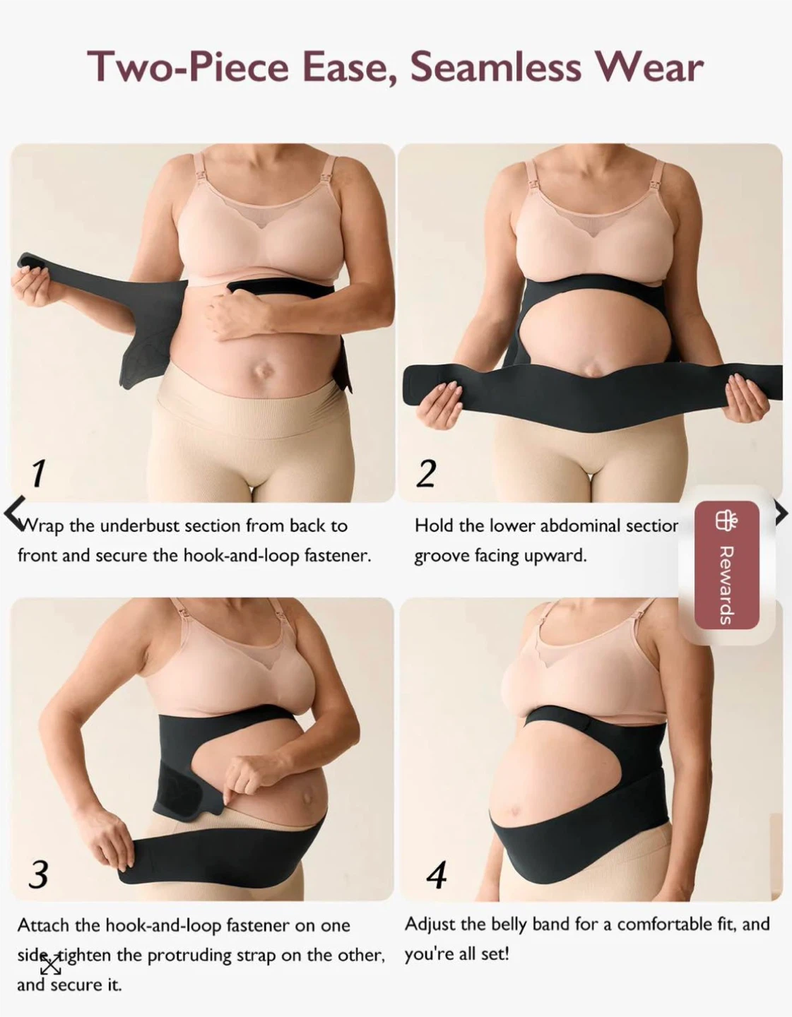 Momcozy Ergonest  Maternity Support Band - Size L - photo 3