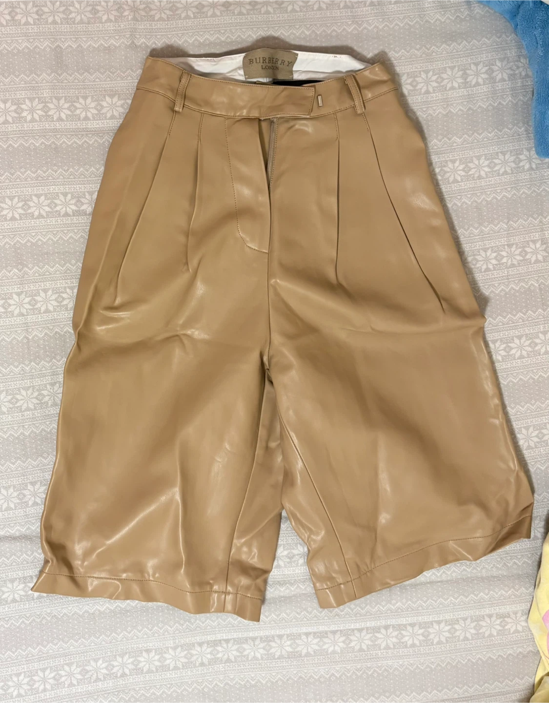 Burberry London Leather Shorts