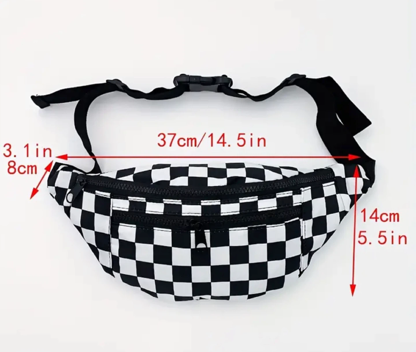 New! Checkered Fanny Pack - photo 2