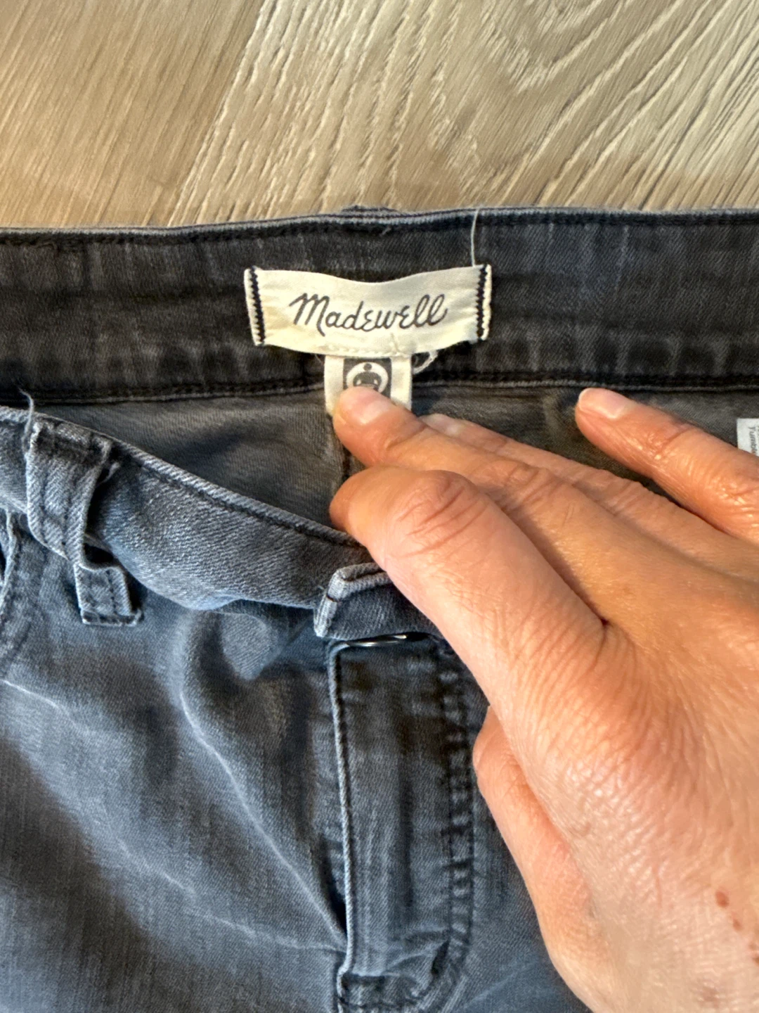 Madewell Gray Jeans Size 26 - photo 3