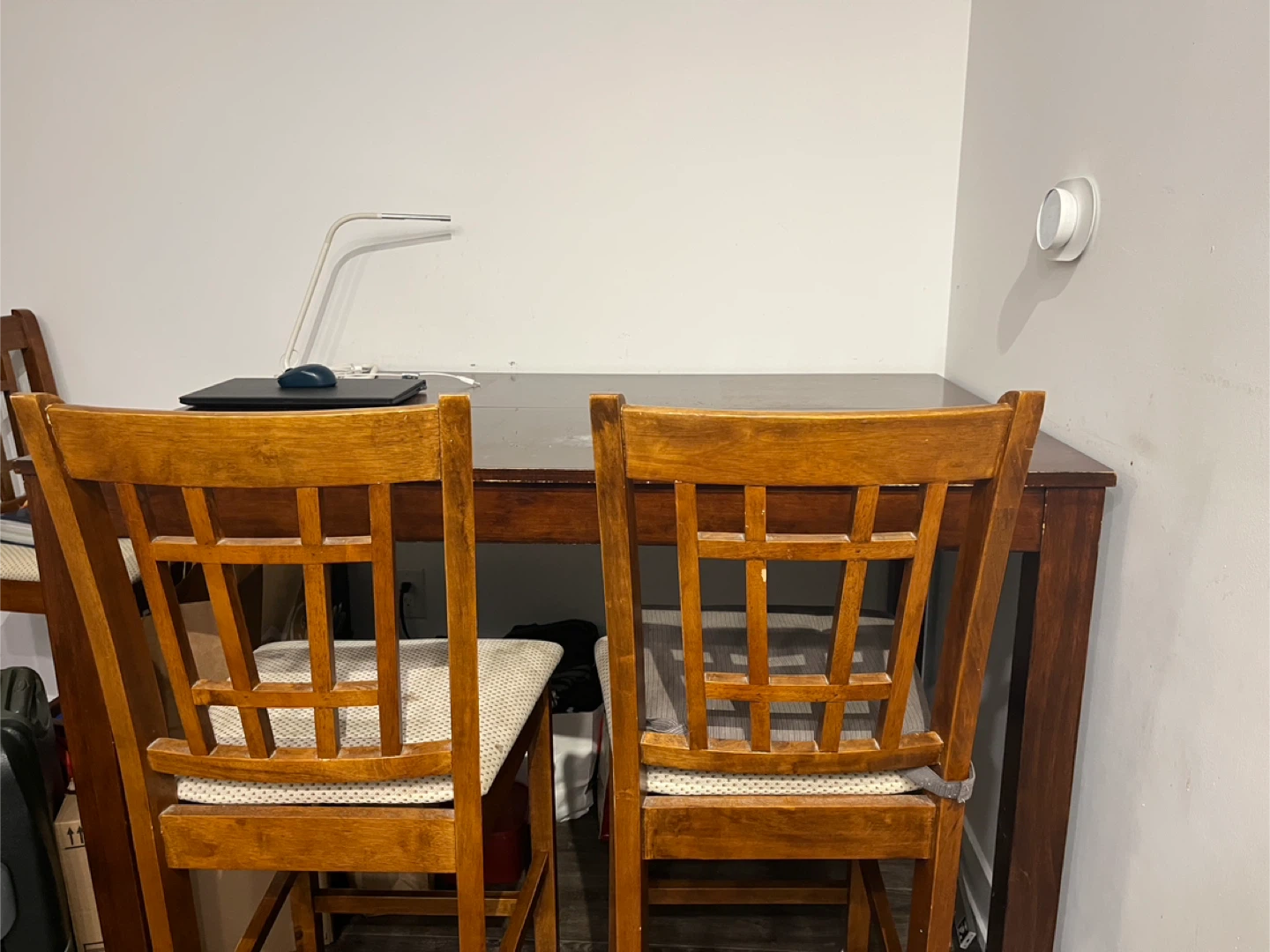 (Disaasembled, Today only)Dark Brown Wooden Dining Table - photo 3