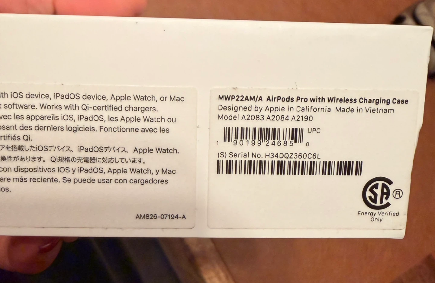 Apple AirPods Pro (1st generation)with Wireless Charging Case 🏆 - photo 5