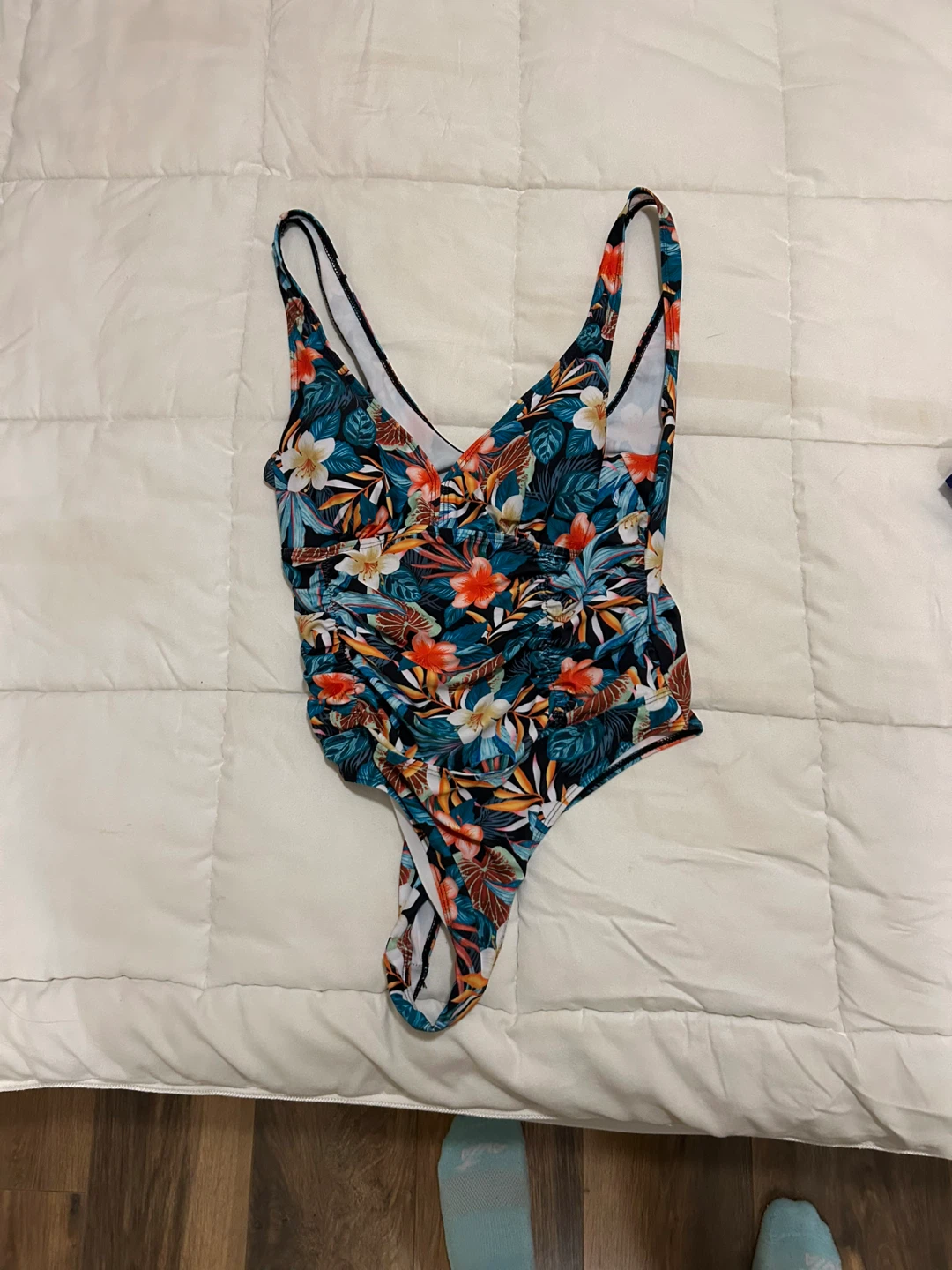 Xl Floral One-Piece Swimsuit