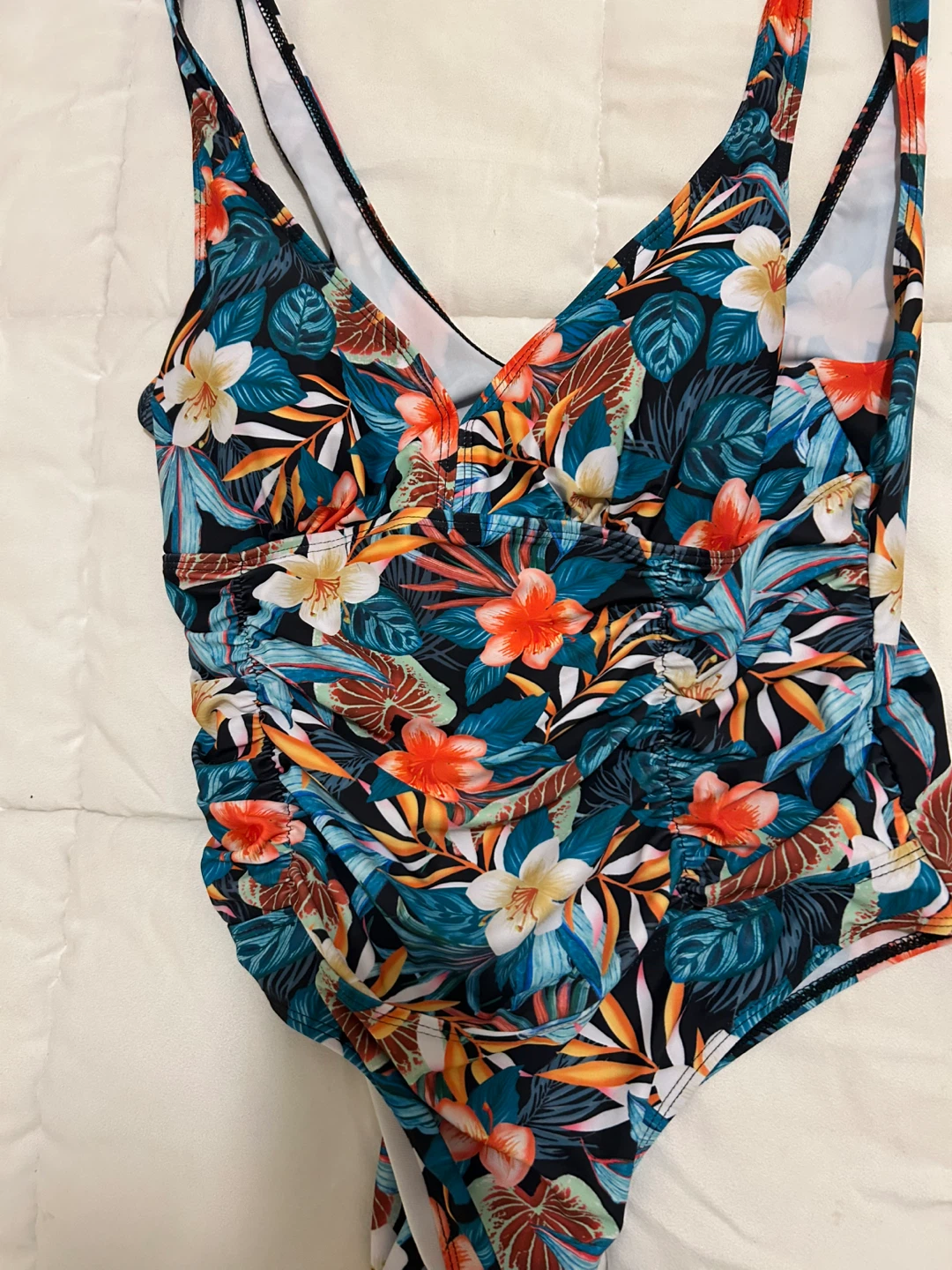 Xl Floral One-Piece Swimsuit - photo 2