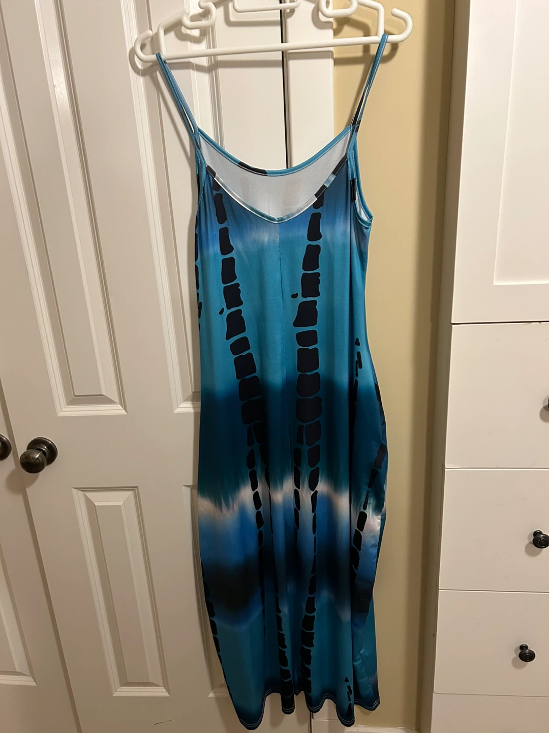 Blue Tie-Dye Maxi Dress - photo 3