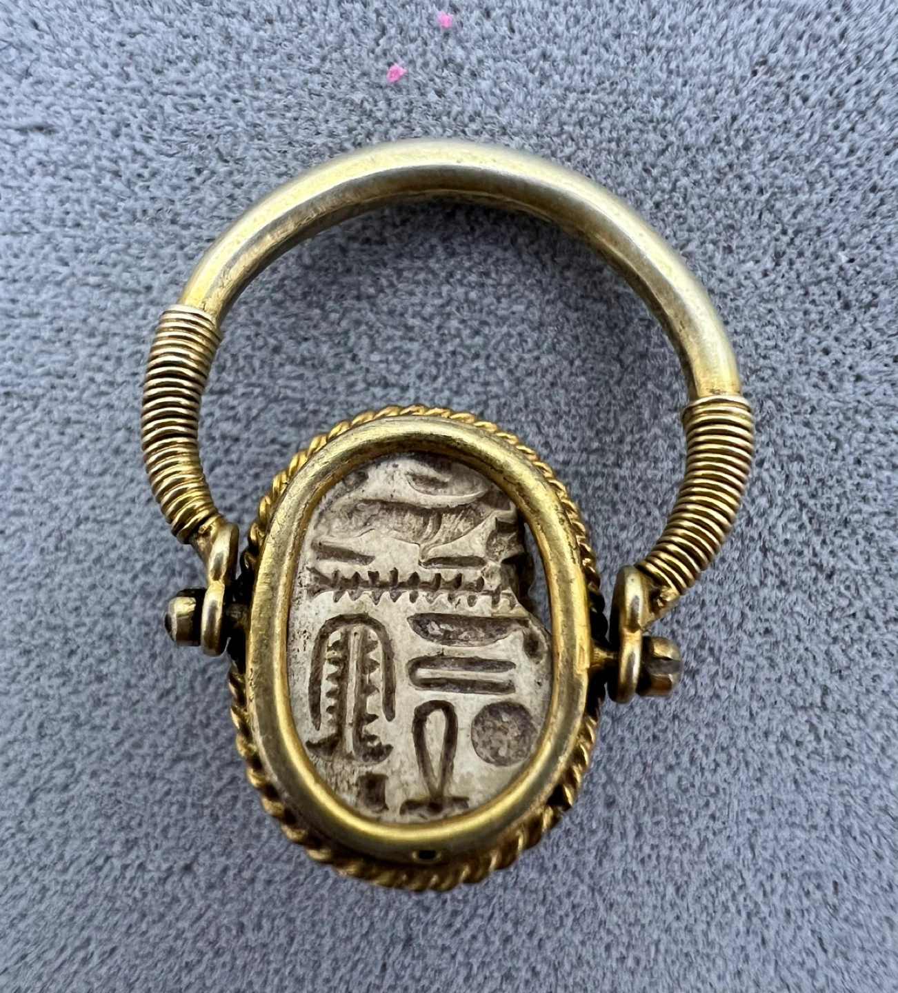 Vintage Scarab Ring - photo 2