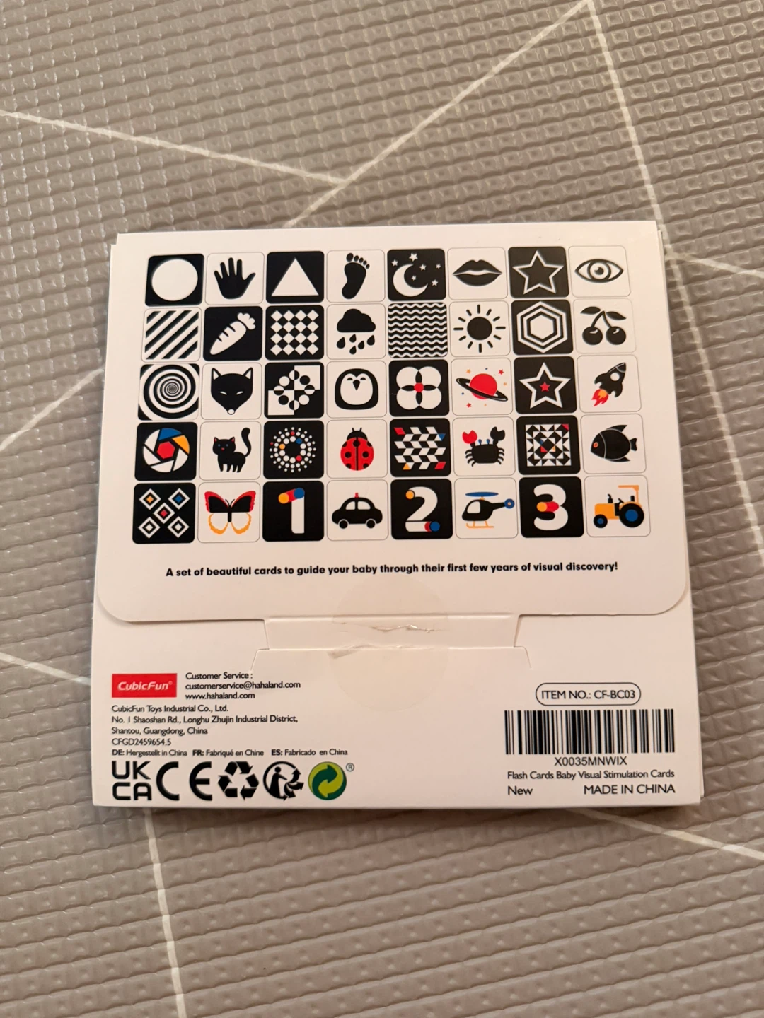 Hahaland Baby Visual Stimulation Cards (0M+) - photo 2