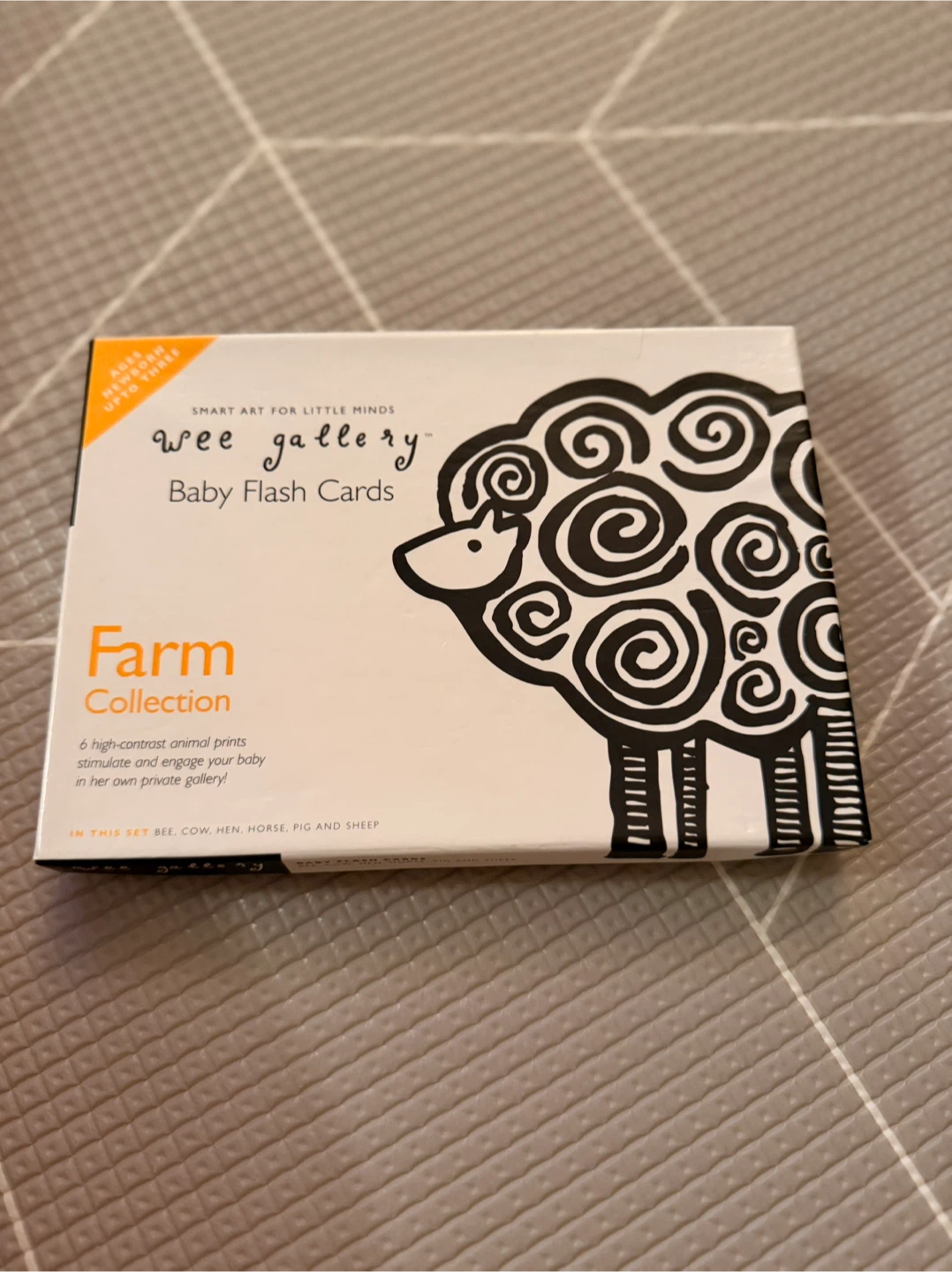 Wee Gallery Baby Flash Cards - Farm Collection