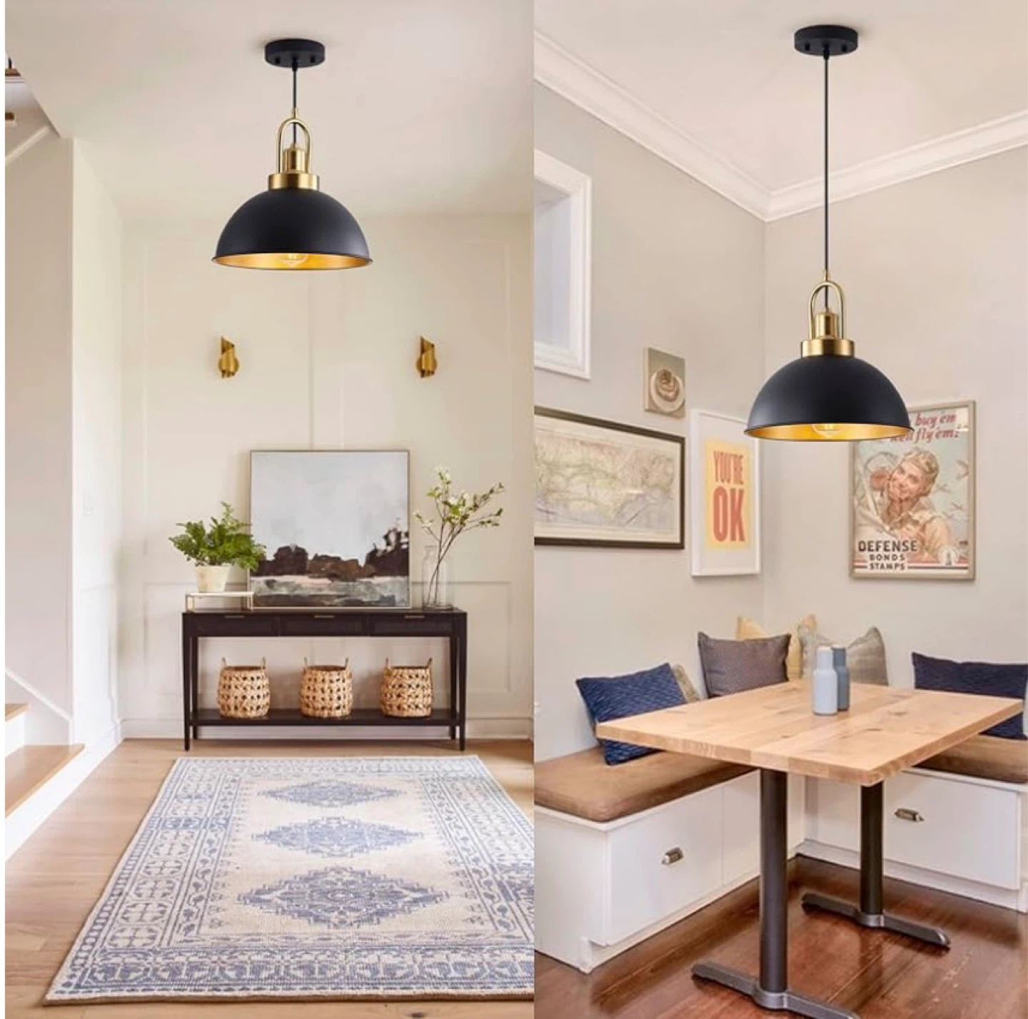 Farmhouse pendant light pack of 2 - photo 2